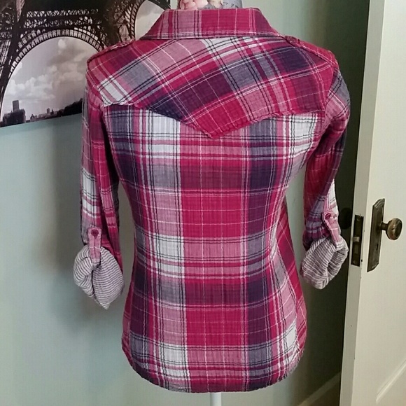 🎉HP🎉 HOST PICK Coupe pink & purple top sz S - Picture 4 of 4