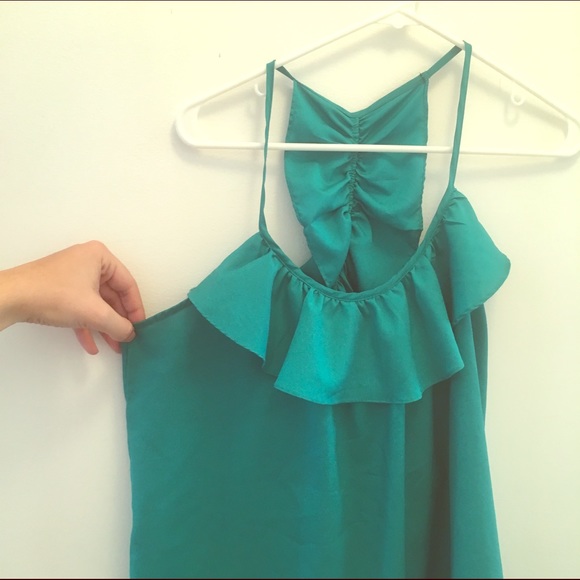 Ruffled tank