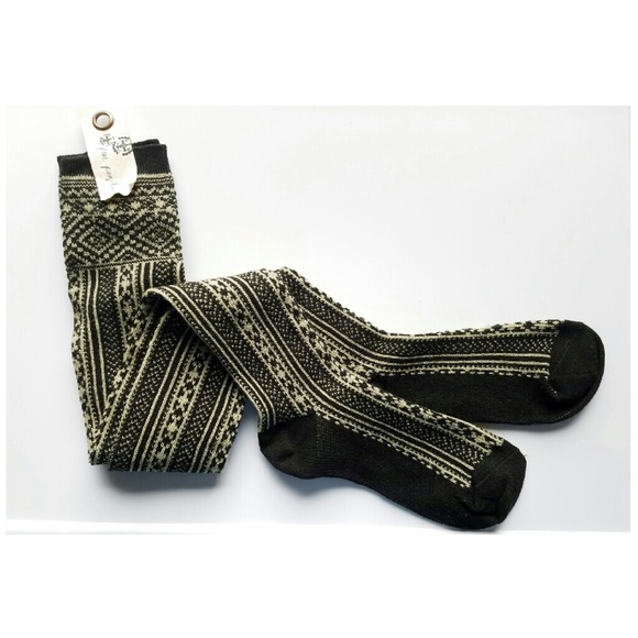 NWT Free People Trailing Jade OTK Socks Long Boot - Picture 2 of 4