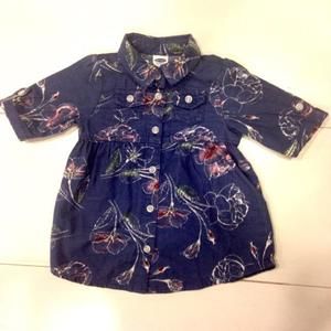 📫EUC - Adorable Cotton Flannel, Floral-Patterned Dress 📫