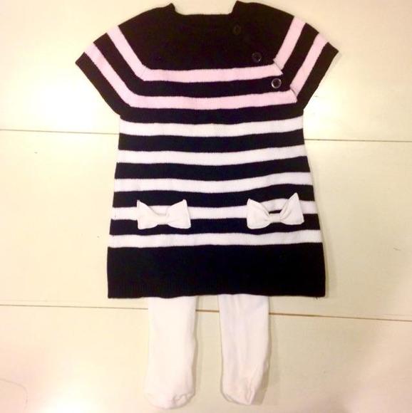 🛍EUC - Sweater Dress and Tights - Worn Once! 🛍