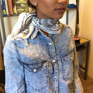 Urban Outfitters white bandana