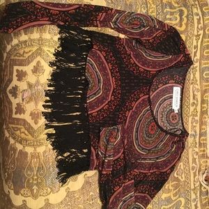 ✨SOLD!✨ Gypsy Warrior fringe crop top