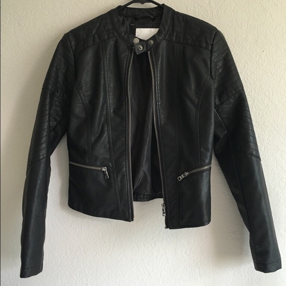 Women's leather jacket