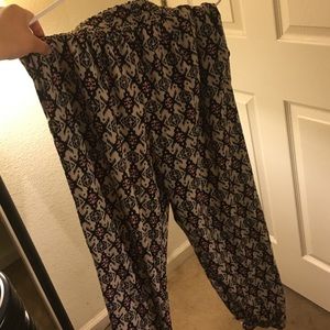Tribal print pants!