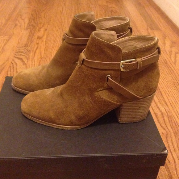 Belle Sigerson Morrison tan suede boots