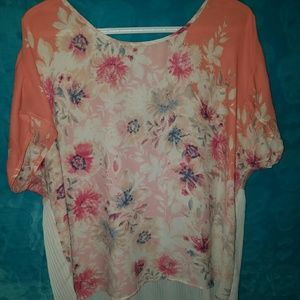 Flower print shirt