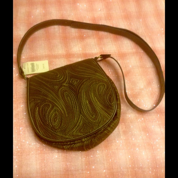 Coldwater Creek quilted paisley cross body purse.