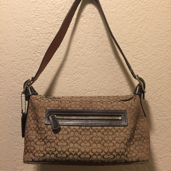 Coach  Signature "C" small purse tote bag 6x10