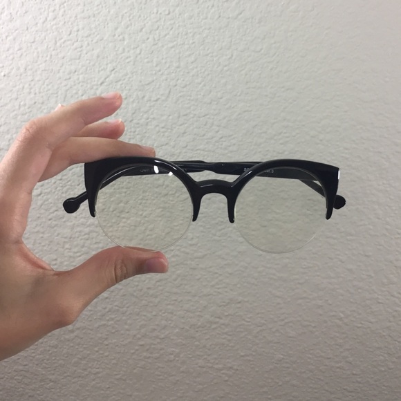Cat Eye Clear Glasses 😸