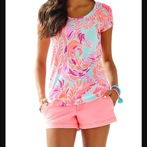 Love birds scoop neck