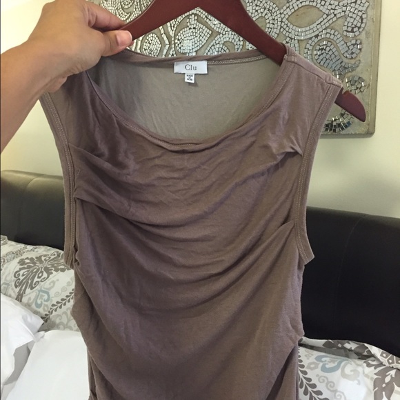 Draped jersey dress
