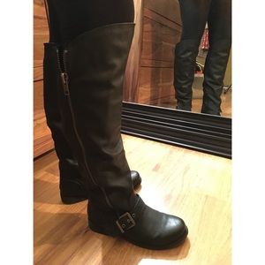 Carlos Over-the-Knee Tall Leather Boots