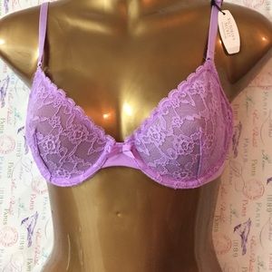 Purple unlined Demi cup