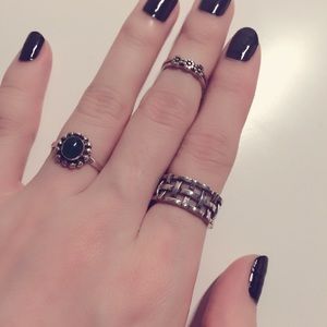 925 sterling silver ring set