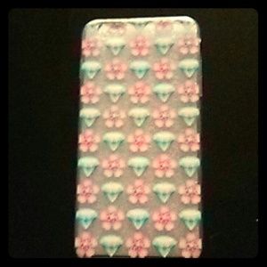 Iphone 6s plus emoji flower case