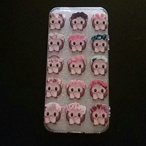 Iphone SE emoji monkey case
