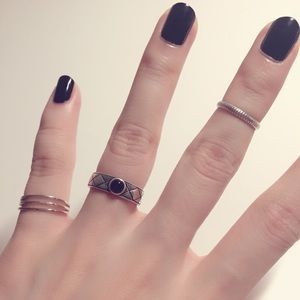 925 sterling silver ring set