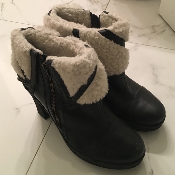 Diesel high heel booties