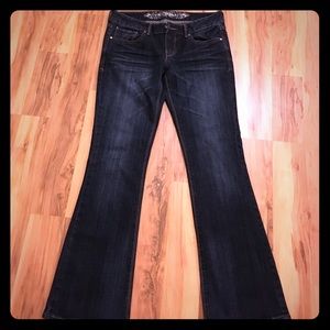 Express bootcut jeans size 4 short