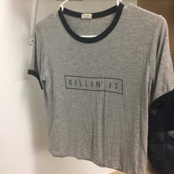 brandy melville small "killin' it" crop top
