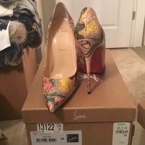 Christian Louboutin So Kate Marbelized Patent