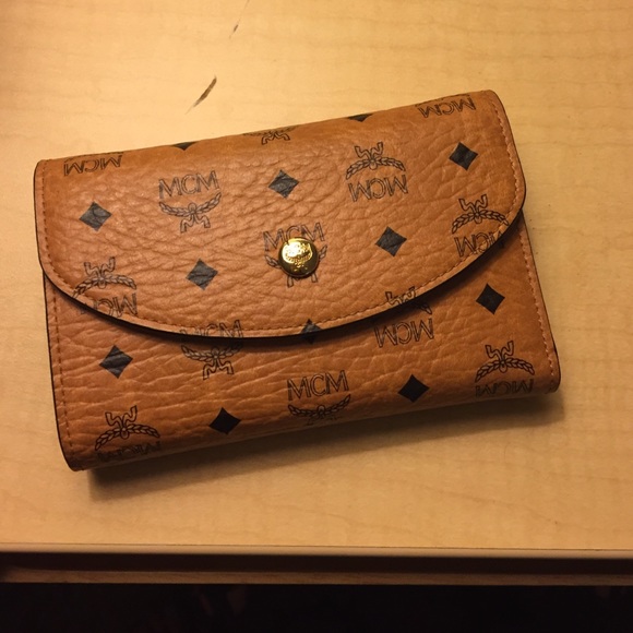 MCM Tan wallet