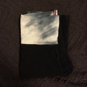 Hard tail flair fold over yoga pants