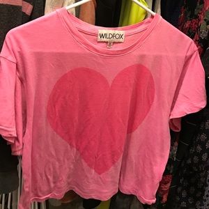 Wildfox Heart Crop Top *LOWEST*