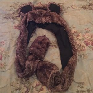 Bear Hat with Paw Pockets