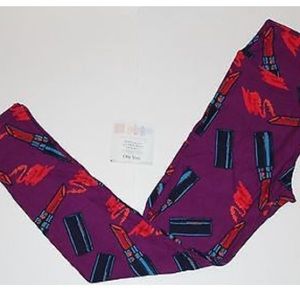 Lularoe lipstick leggings! RARE!