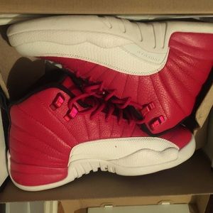 Jordan red and white 12s