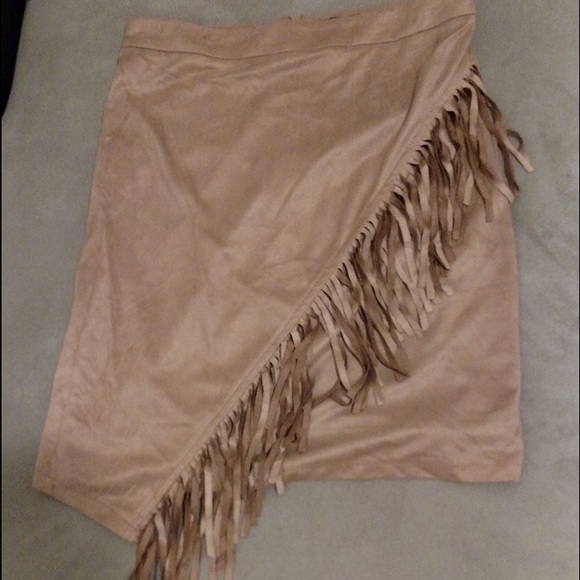 Suede Skirt Perfect for Costume - Picture 2 of 4