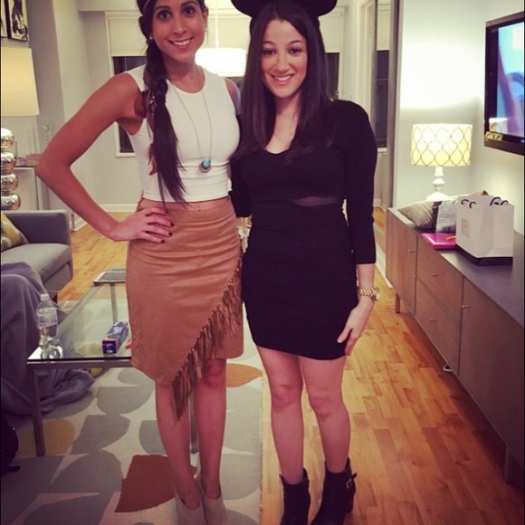 Suede Skirt Perfect for Costume - Picture 3 of 4