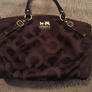 Coach bag with matching wallet