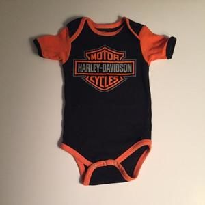 Harley Davidson onesie