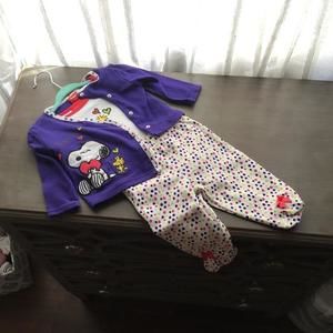 3-6 Months Full Peanuts Outfit