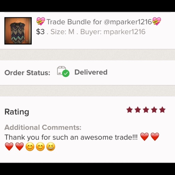 Some trade feedback... - Picture 2 of 3
