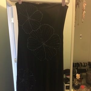 BCBG small women's strapless dress