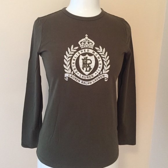 Olive green long sleeved Shirt