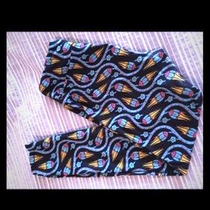 TC flower with vines leggings