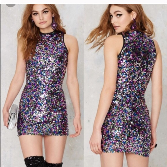 Nasty Gal Dresses & Skirts - Sparkle sequin dress