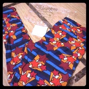 TC Stars and Stripes lularoe leggings