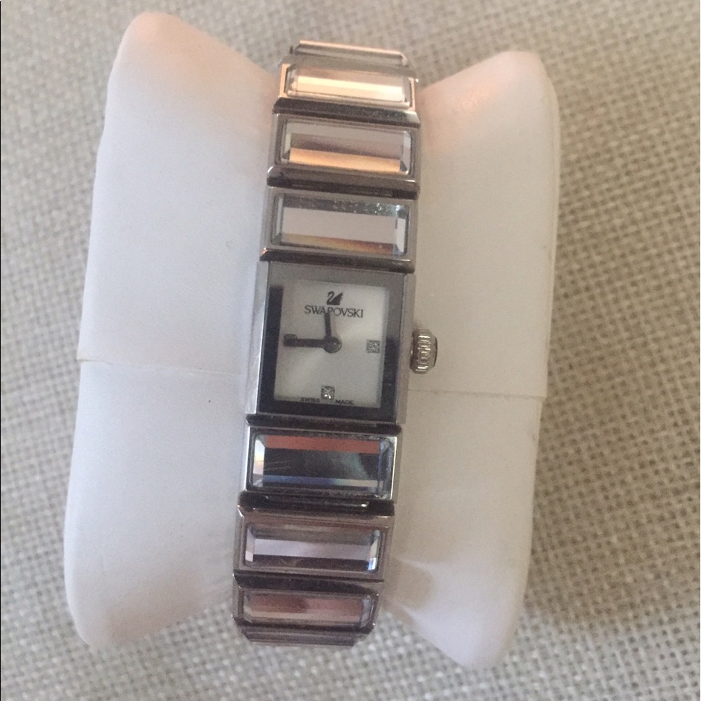 swarovski crystal watch