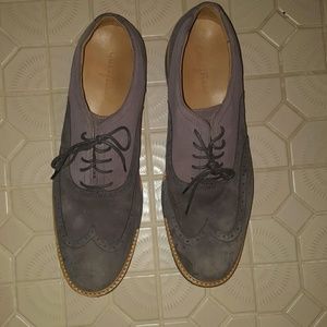 Men's Cole Haan Suede Wingtip Dress Shoes
