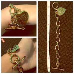 Gold Juicy Couture Toggle Bracelet