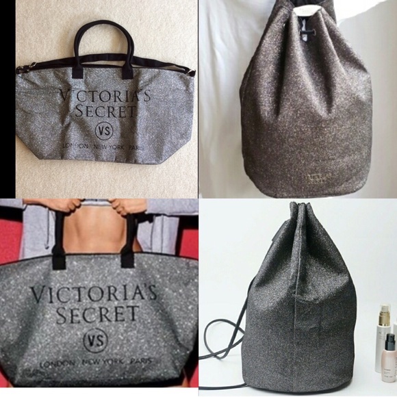 Victoria secret sparkly bag set ! - Picture 1 of 1