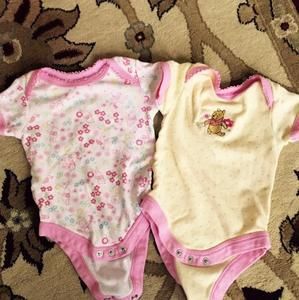 Disney baby 0-3 onesie bundle