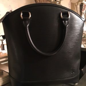 Louis Vuitton Black Epi Lockit Vertical Bag