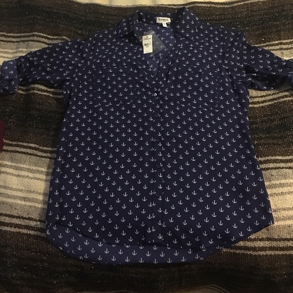 Express Portofino Anchor print top
